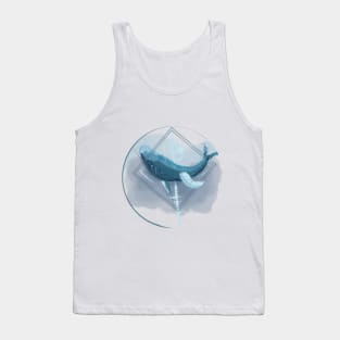 Abstract Whale Tank Top